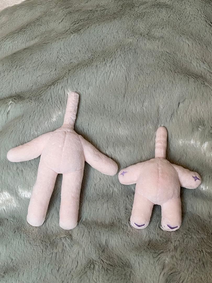 わ*び様 無属性　自作　ぬいぐるみ　10cm （12.5センチ）　骨入り　蓄光刺