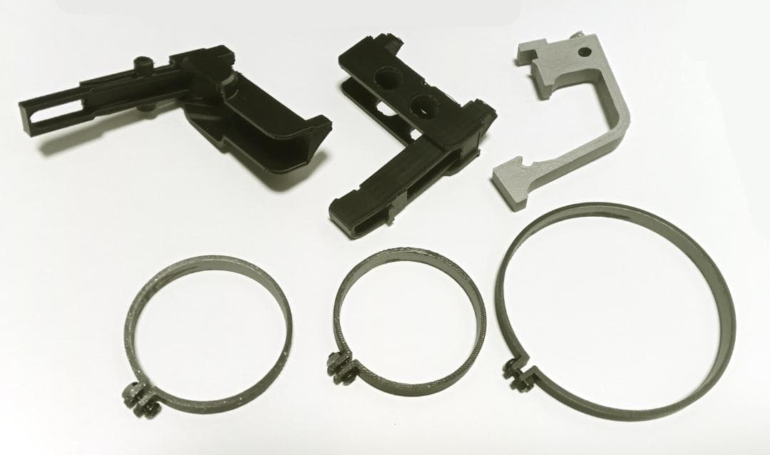 フルスクラッチ RPG-7 ロケットランチャー 3Dプリンター 成形 赤C