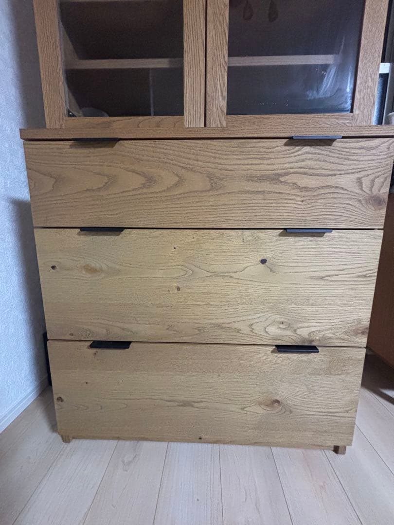 【m商品】unico ウニコ ADDAY(アディ)　カップボード W820