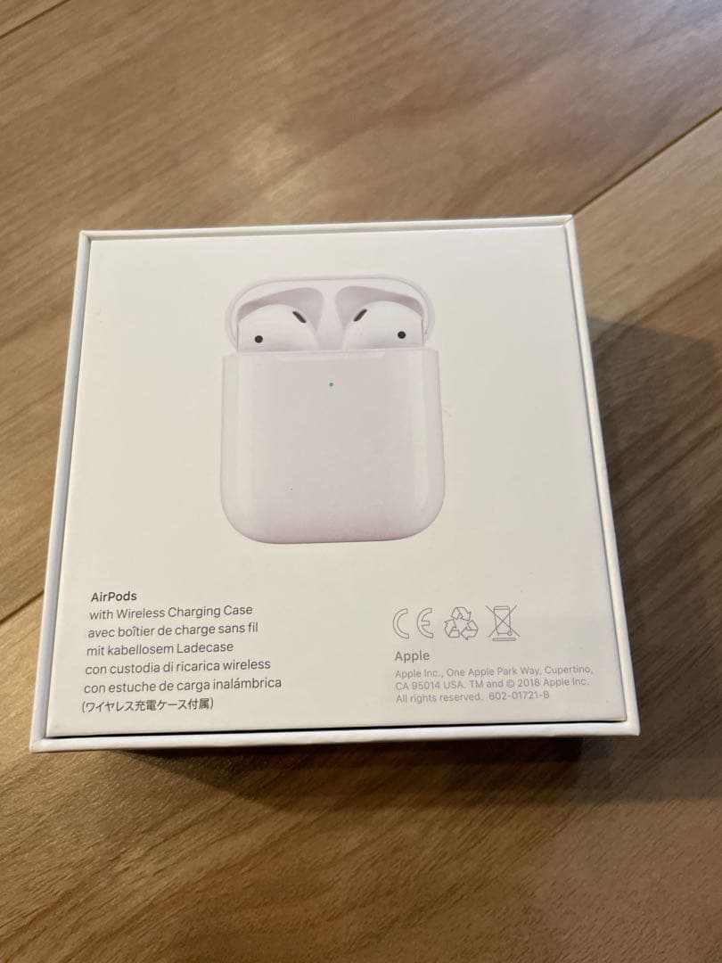 【値下中】AirPods 本体 ワイヤレス充電ケース付き