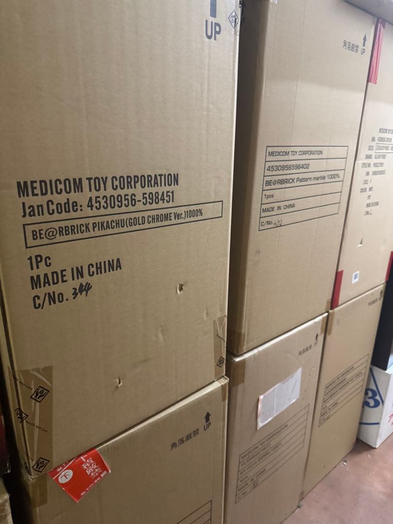 ZBE@RBRICK PUSHEAD #5 1000％　ベアブリック