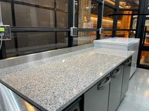 イタリア産 高級天然石 ルナパール 業務用のし台◆700×450×20◆　特価