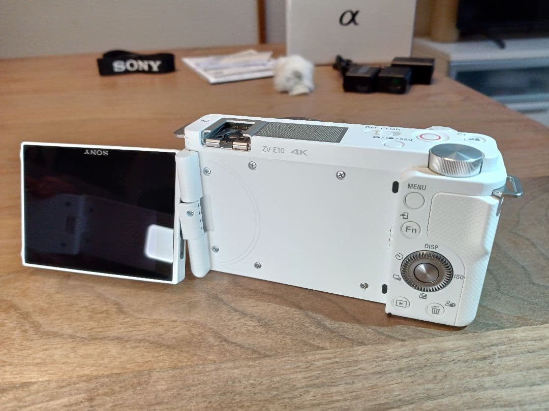 【センサー清掃+電池計2個付】SONY ZV-E10 ボディ 取説+元箱+保証付