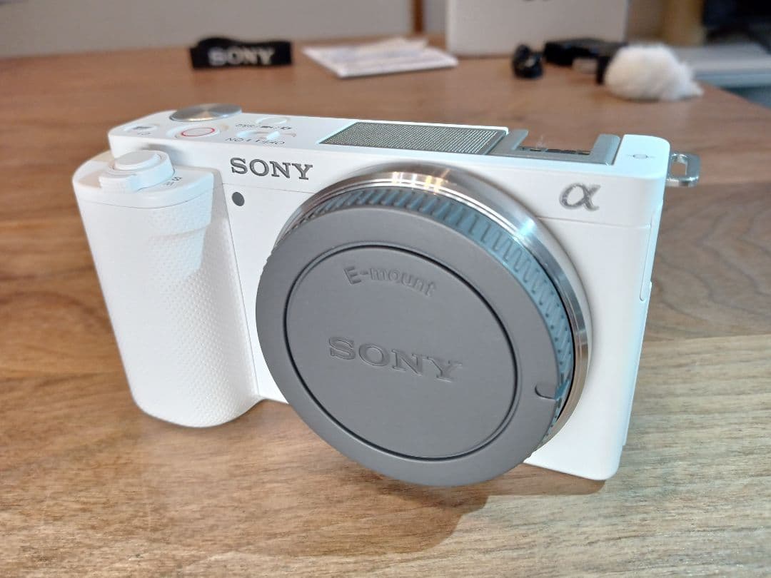 【センサー清掃+電池計2個付】SONY ZV-E10 ボディ 取説+元箱+保証付