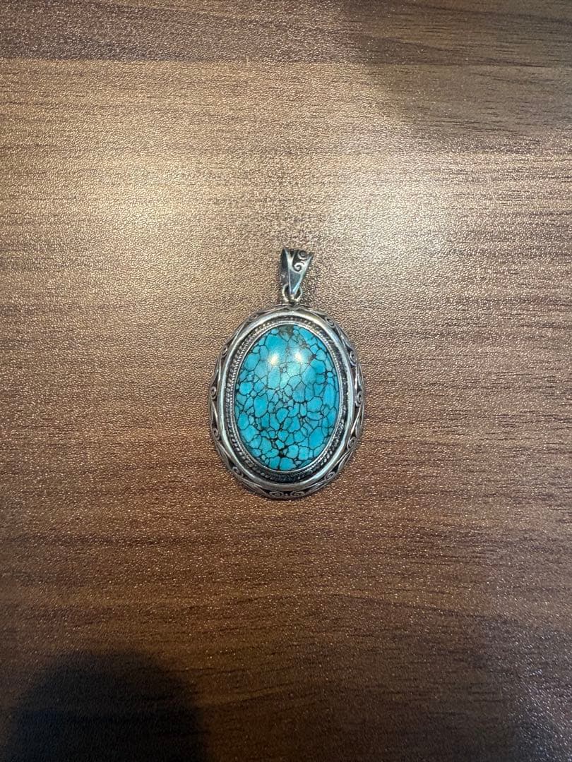 シルバー925ターコイズ ペンダントトップ！