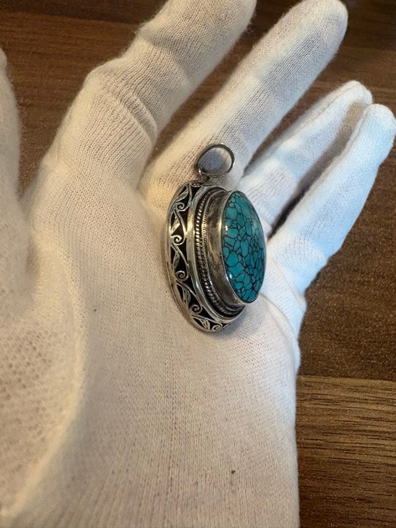 シルバー925ターコイズ ペンダントトップ！