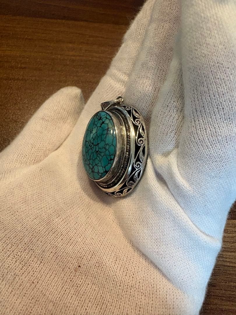 シルバー925ターコイズ ペンダントトップ！