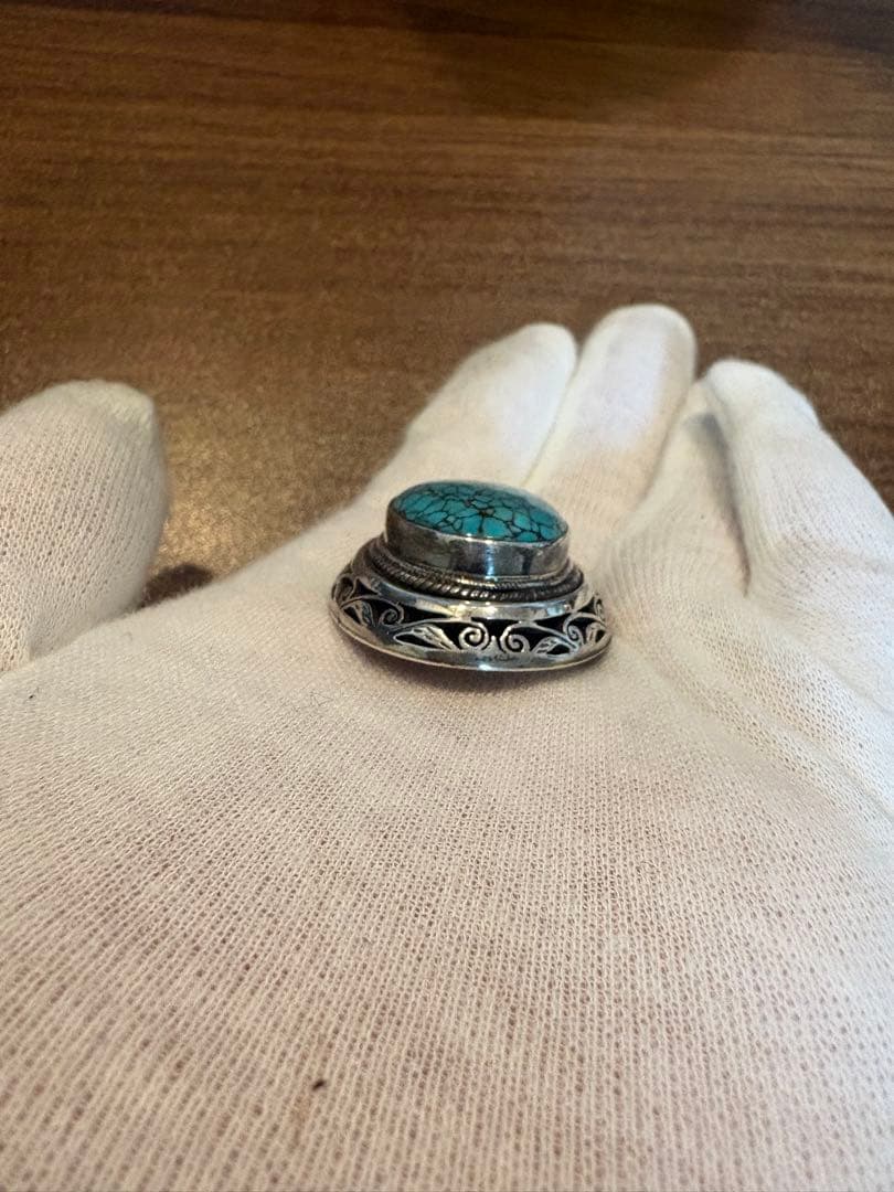 シルバー925ターコイズ ペンダントトップ！