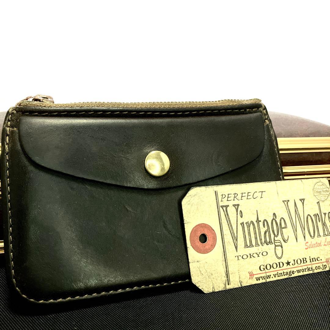 【希少】【vintage works】財布　ミニウォレット　vwsw-4 レザー