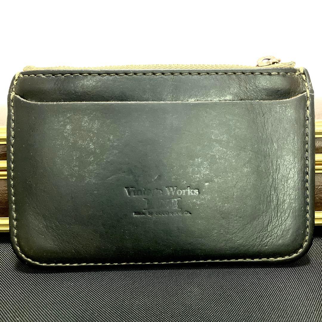 【希少】【vintage works】財布　ミニウォレット　vwsw-4 レザー