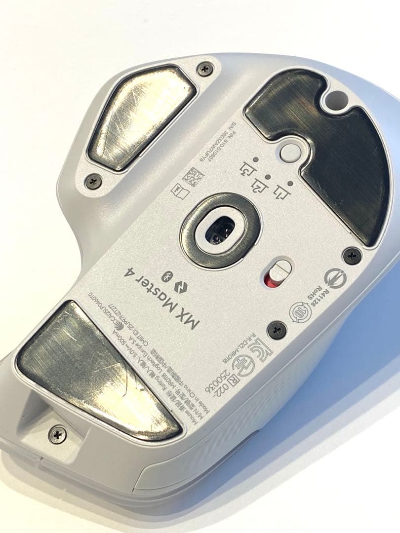 【美品】MX MASTER 4 ロジクール ワイヤレス マウス ペイルグレー