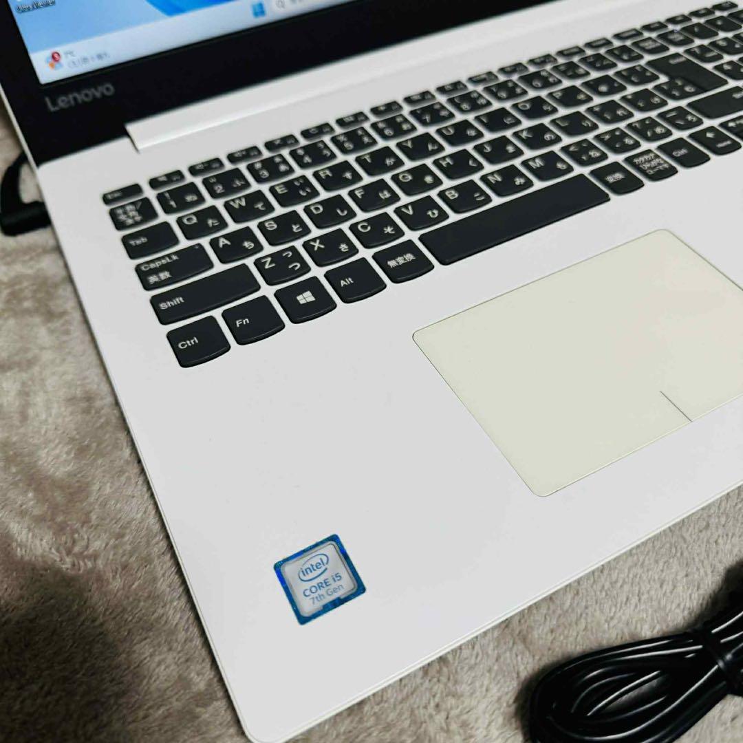 S281 LENOVOノートパソコンi5第7世代WEBカメラSSD高速Win11