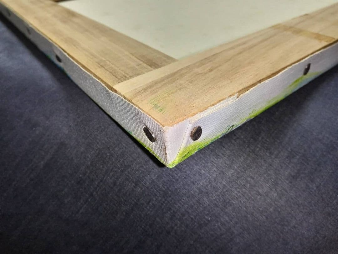 油絵　「古城」ドイツ　ノイシュバンシュタイン城