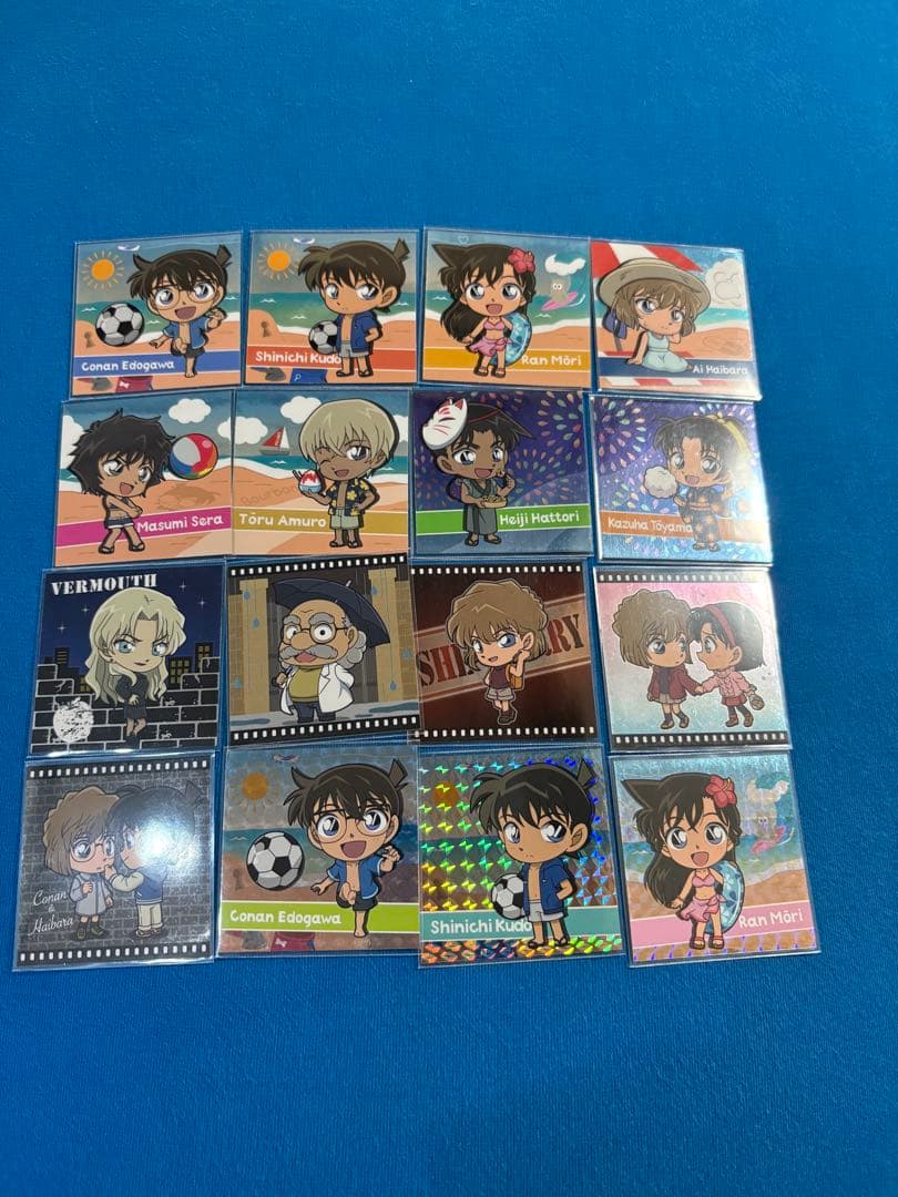 名探偵コナン　シール　アポトキシン4869グミ　ちぢませ隊　コンプリート