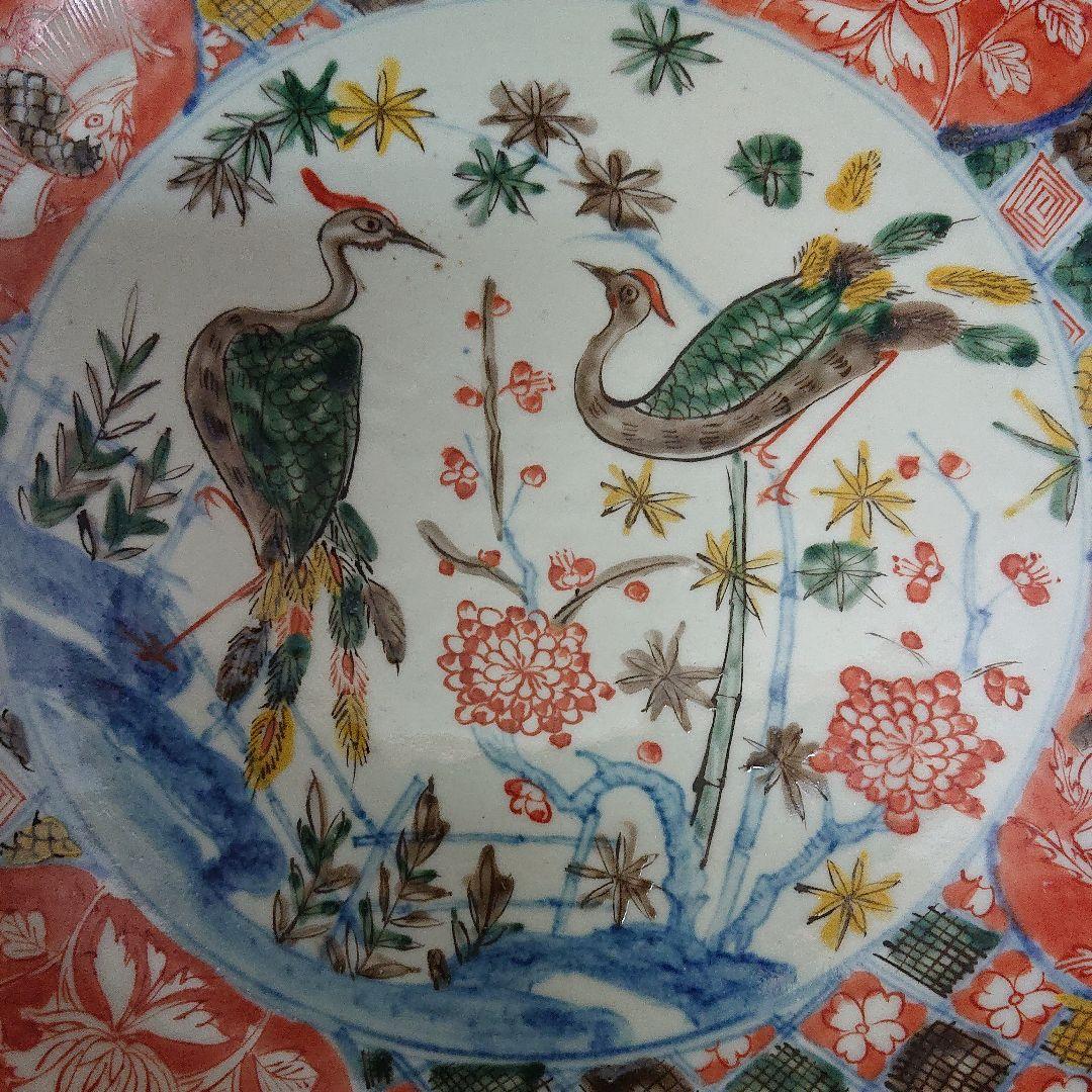 花鳥文  皿