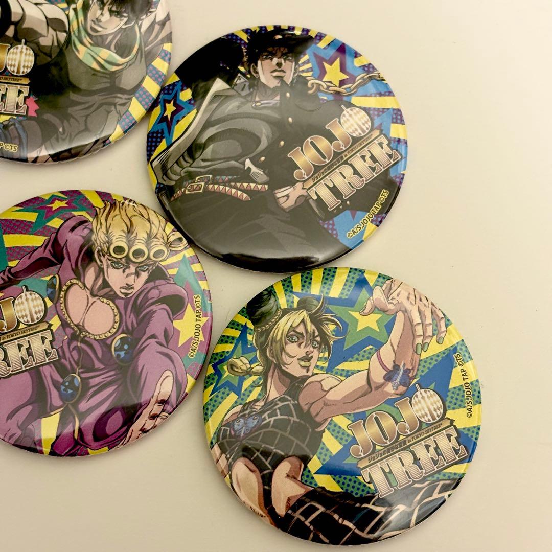 ジョジョ　スカイツリー　缶バッジ　ジョースター家