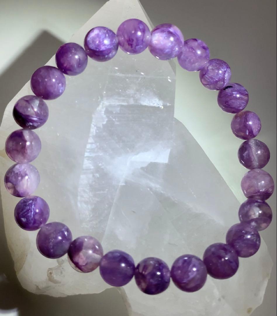 ⭐️希少⭐️エンジェルシリカ　ブレスレット　チャロアイトシリカ　ヒーリングパワー❣️