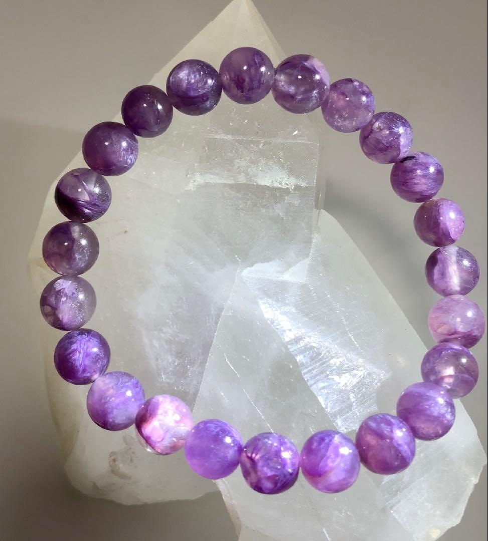 ⭐️希少⭐️エンジェルシリカ　ブレスレット　チャロアイトシリカ　ヒーリングパワー❣️