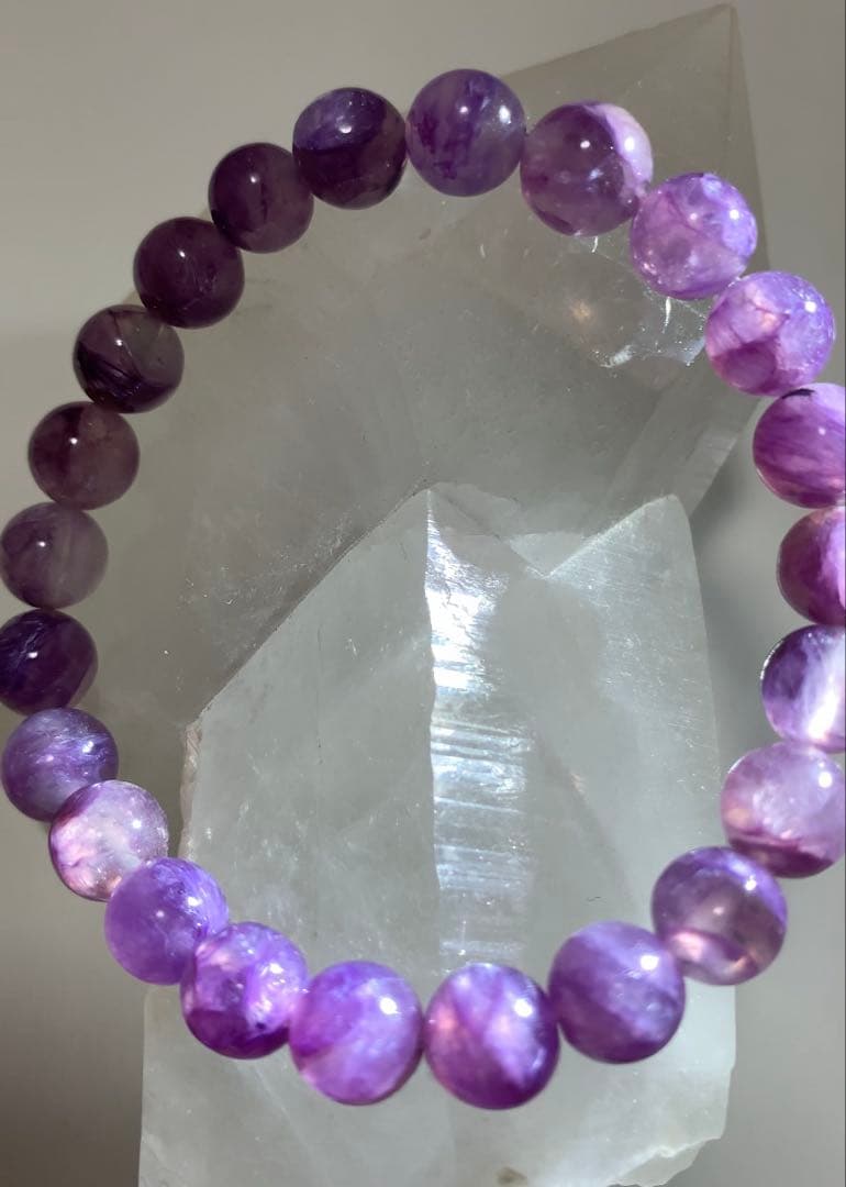 ⭐️希少⭐️エンジェルシリカ　ブレスレット　チャロアイトシリカ　ヒーリングパワー❣️