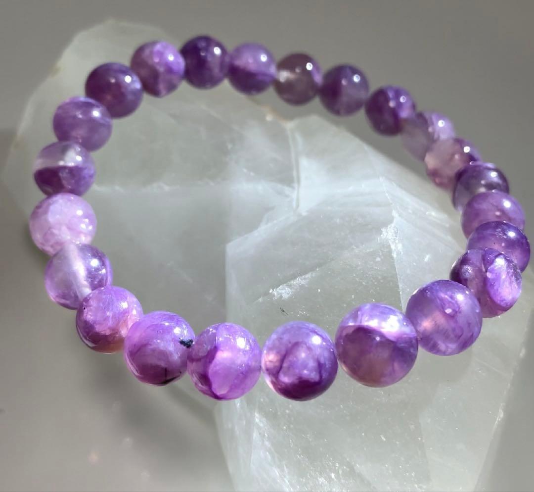 ⭐️希少⭐️エンジェルシリカ　ブレスレット　チャロアイトシリカ　ヒーリングパワー❣️