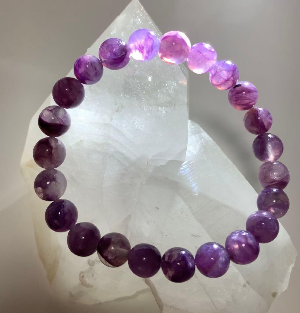 ⭐️希少⭐️エンジェルシリカ　ブレスレット　チャロアイトシリカ　ヒーリングパワー❣️