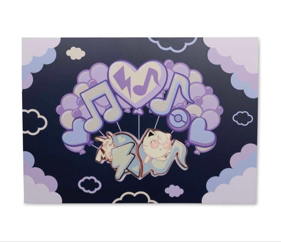 【海外ポケセン】ピカチュウ プリン ニンフィア ピンバッジ グリーティングカード