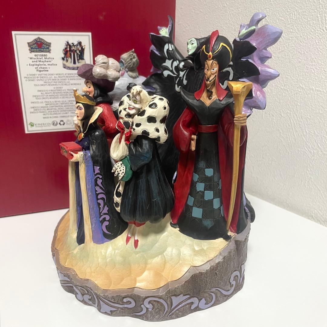 ヴィランズ フィギュア ジムショア ディズニー トラディション 箱付き美品