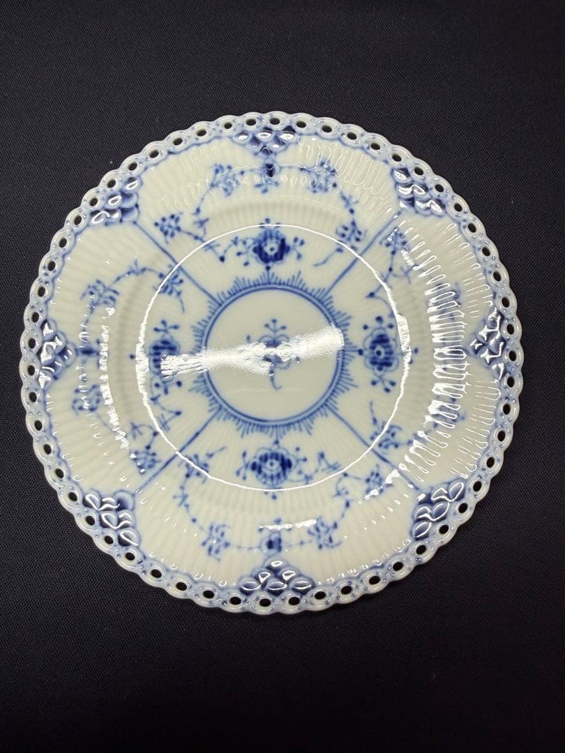 ロイヤルコペンハーゲン ブルーフルーテッド フルレース15cm2枚