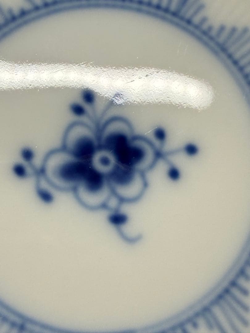 ロイヤルコペンハーゲン ブルーフルーテッド フルレース15cm2枚