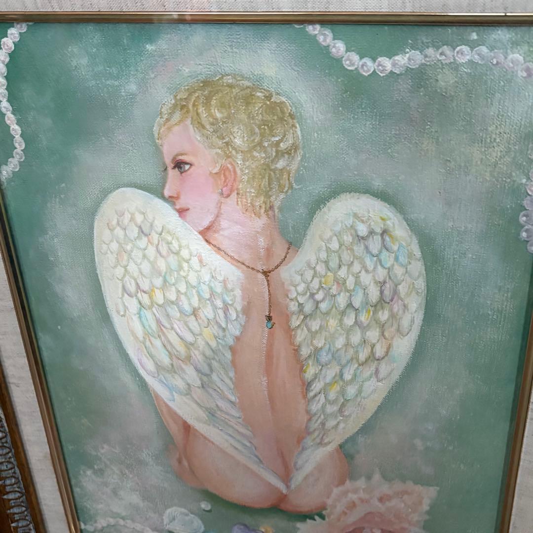 人気スピリチュアルアート作家作品 原画 金張り額付き