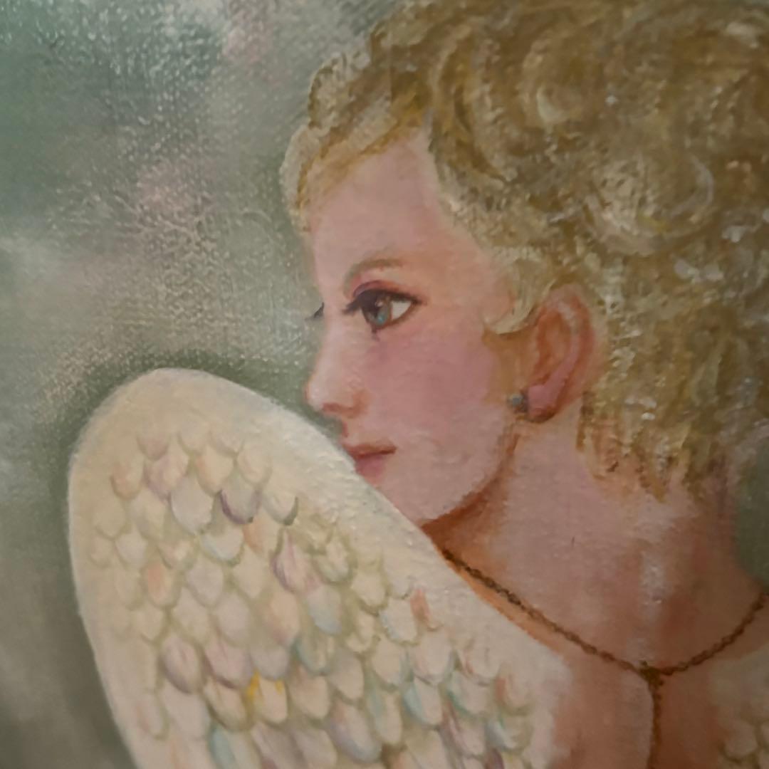 人気スピリチュアルアート作家作品 原画 金張り額付き