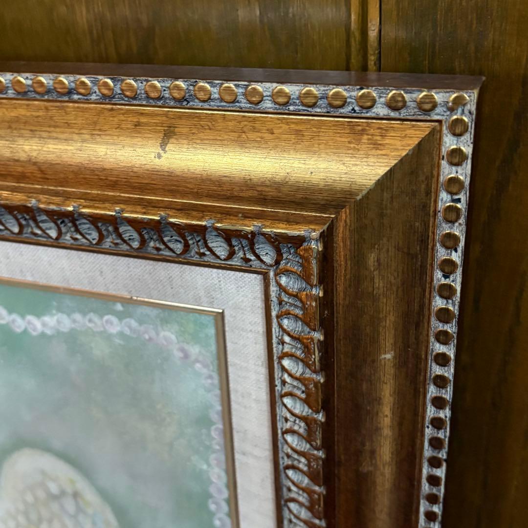 人気スピリチュアルアート作家作品 原画 金張り額付き