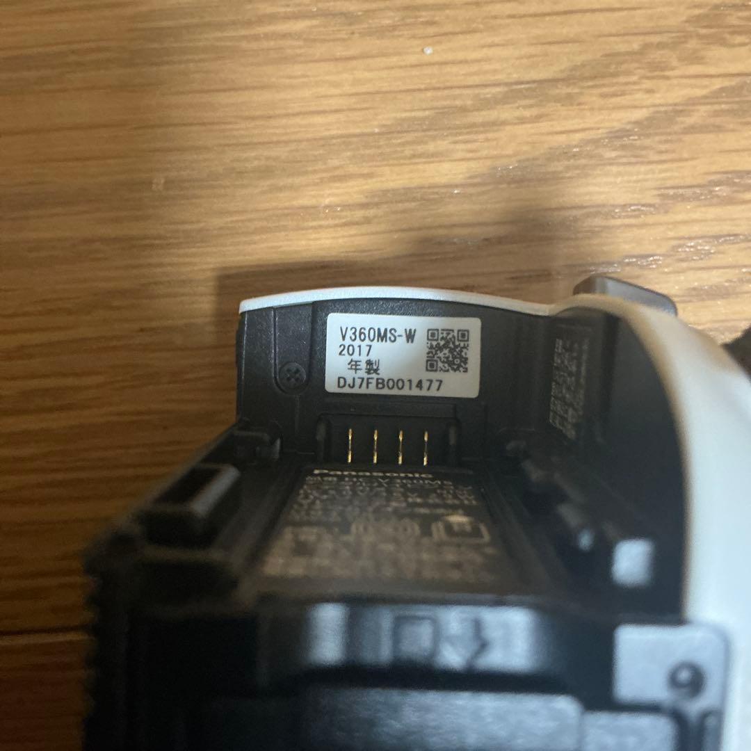 パナソニック ビデオカメラ HC-V360MS ホワイト