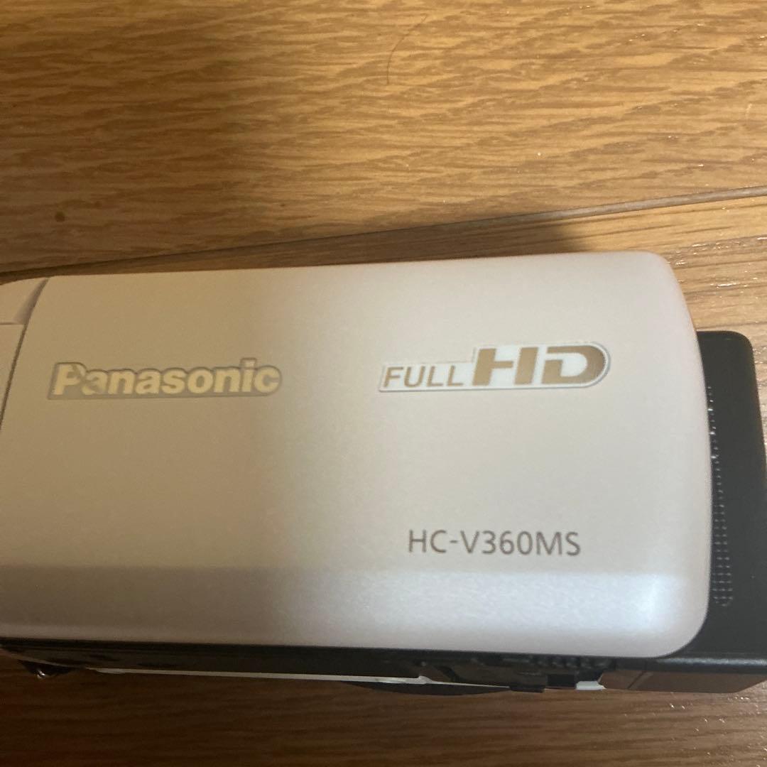 パナソニック ビデオカメラ HC-V360MS ホワイト