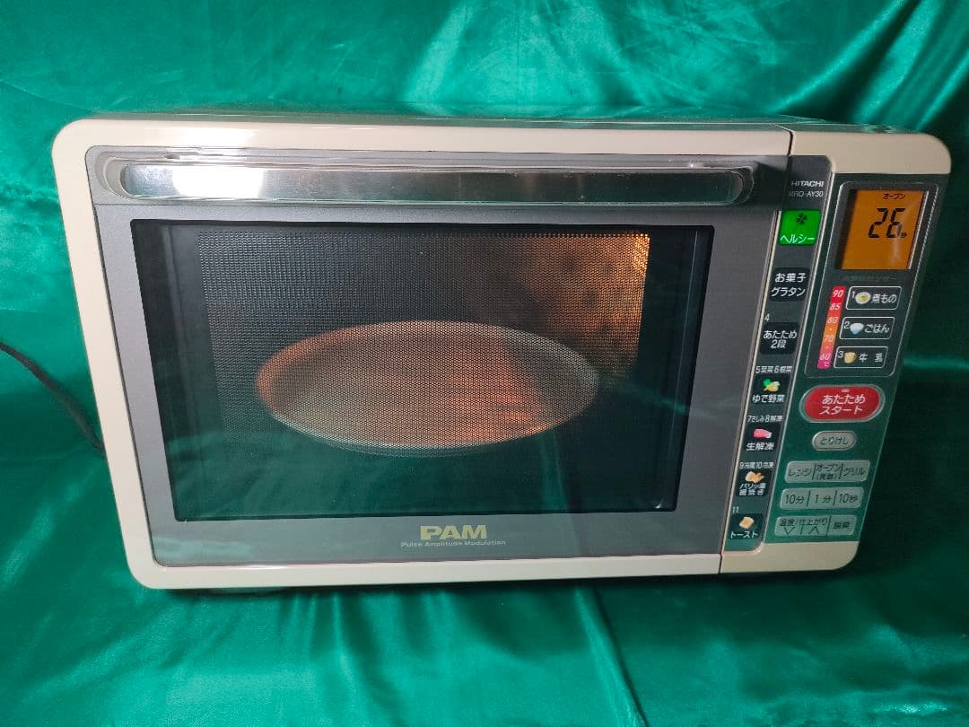 【中古良品】日立 オーブンレンヂ MRO-AY30 保証付