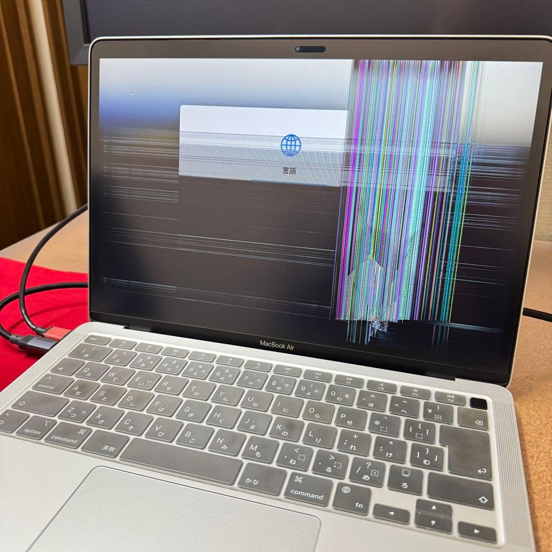 MacBook Air M1 16GB 512GB A2337 液晶割れ