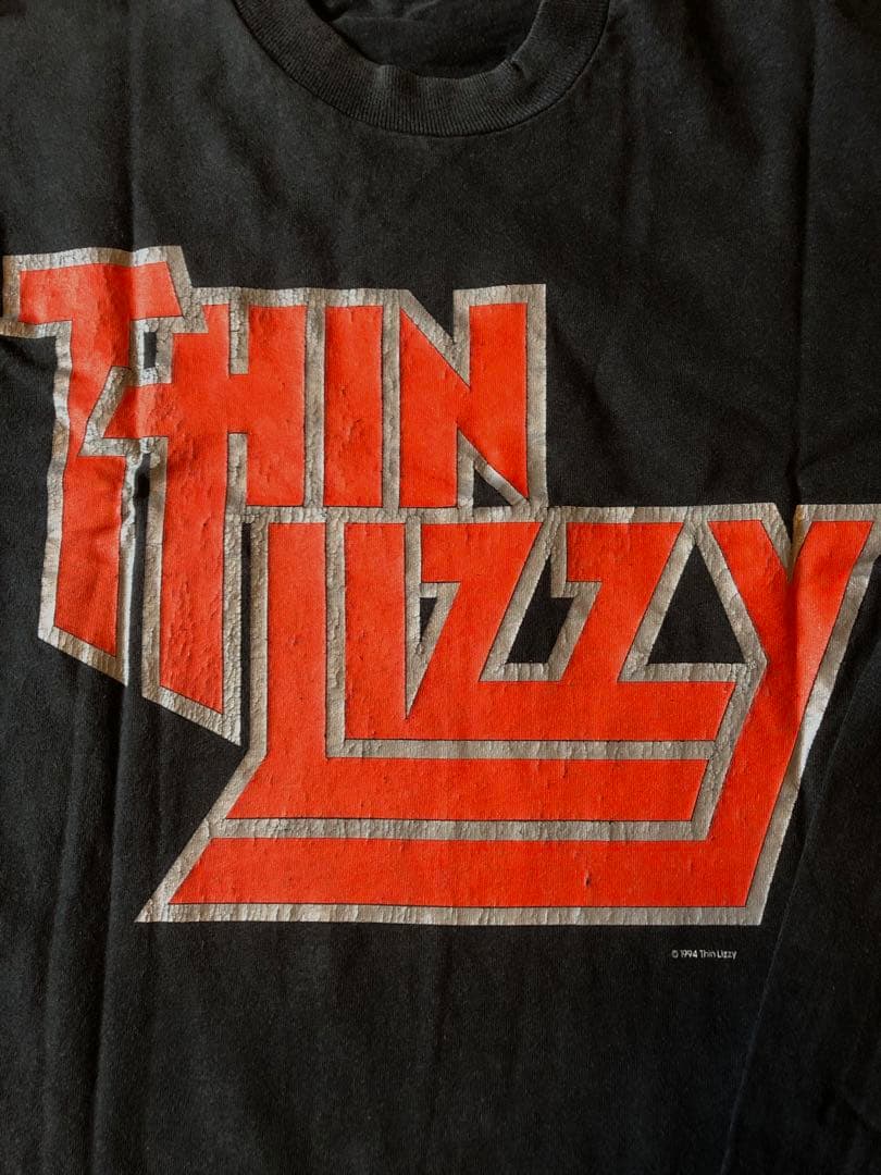 希少ヴィンテージ THIN LIZZY ￼ロン T /ユーズド
