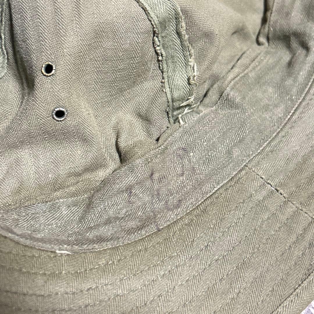 米軍実物 40年代 WW2 陸軍 HBT ヘリンボーン HAT US ARMY
