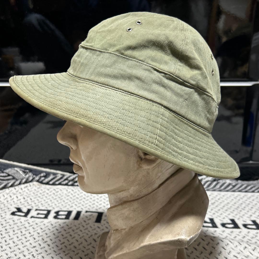 米軍実物 40年代 WW2 陸軍 HBT ヘリンボーン HAT US ARMY
