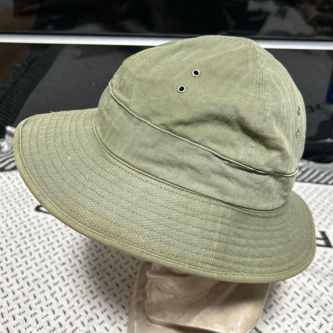 米軍実物 40年代 WW2 陸軍 HBT ヘリンボーン HAT US ARMY