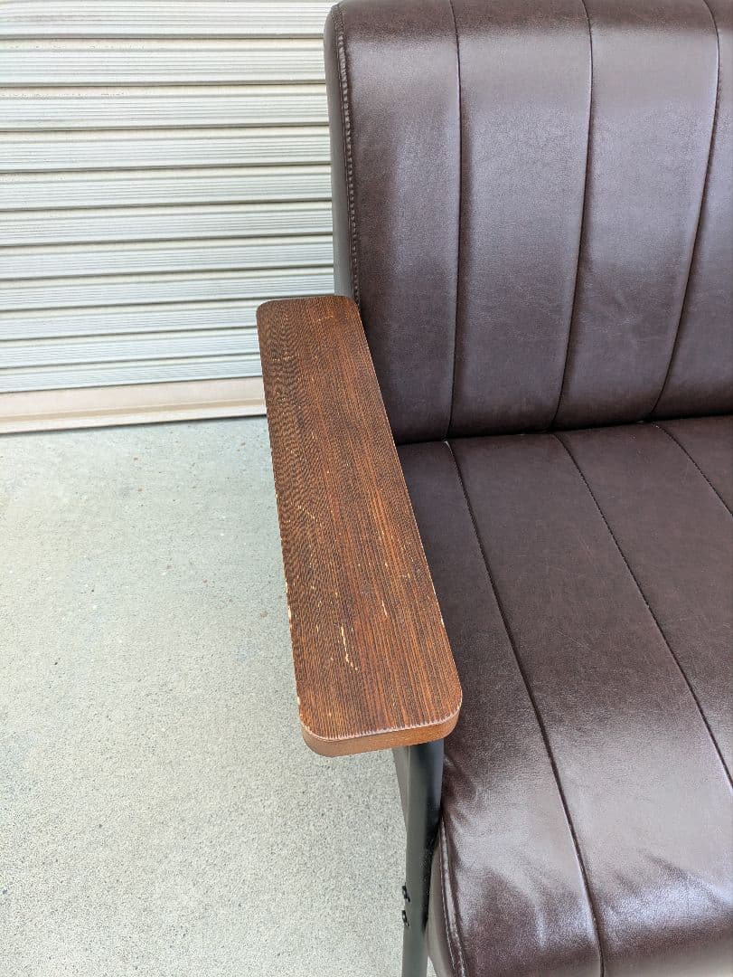 ニトリ ２人用ソファ ブラウン Nシールド 引取限定