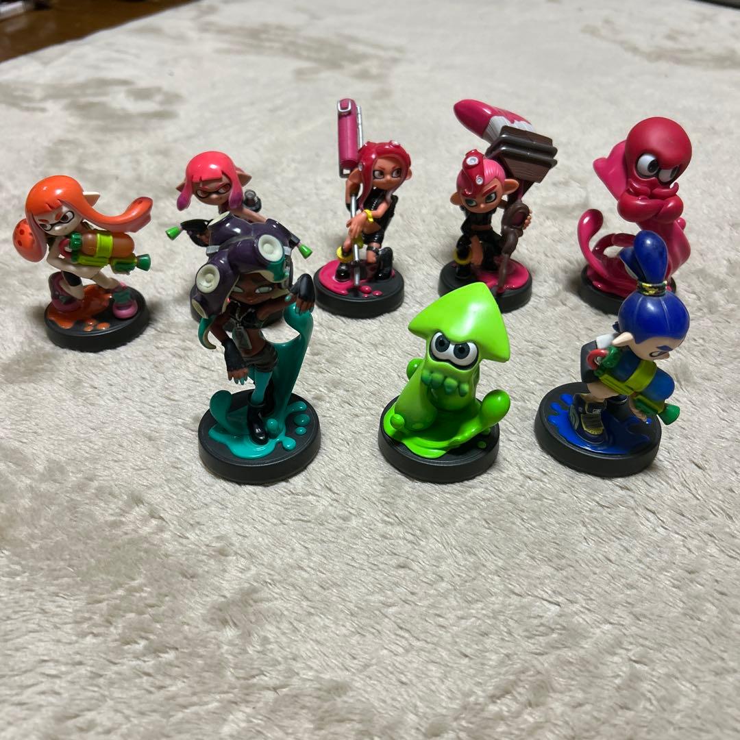 amiibo スプラトゥーンフィギュア 8体セット