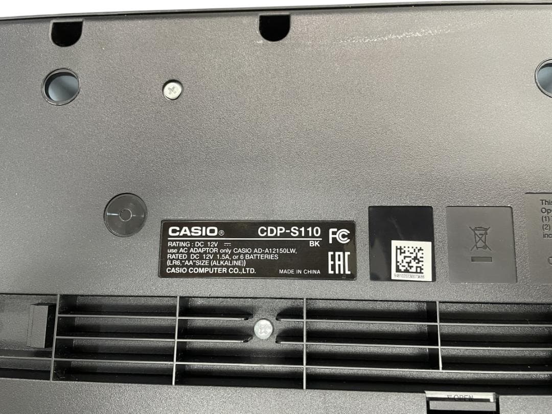 カシオ 88鍵盤 電子ピアノ CDP-S110 2023年製 引取り歓迎 神奈川