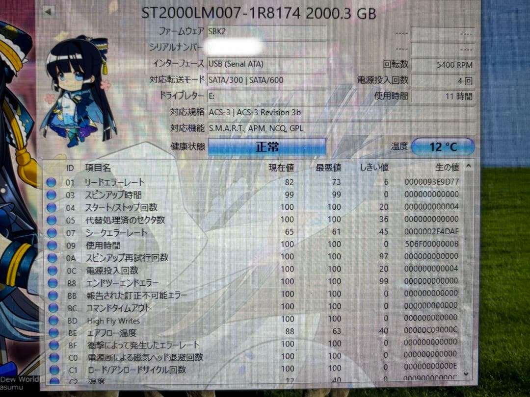 Transcend 2TB ポータブルHDD 耐衝撃 外付けハードディスク