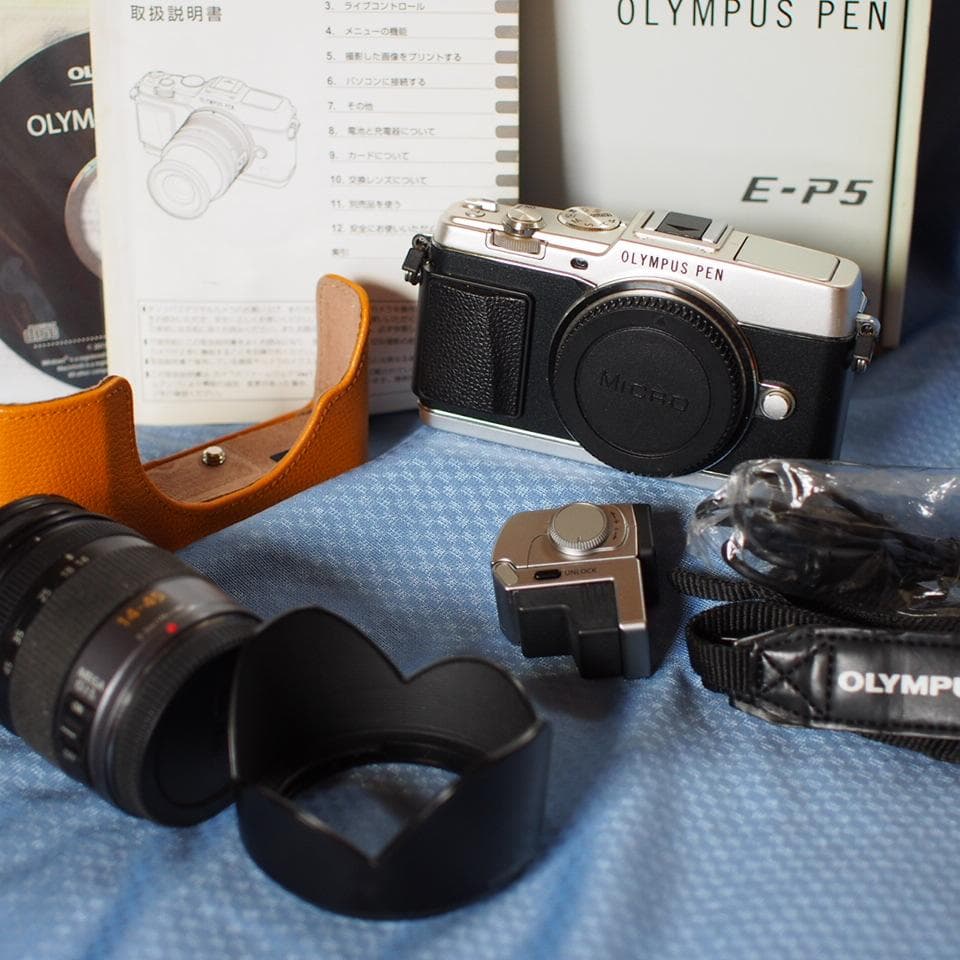OLYMPUS E-P5+14-42MEGA O.I.S ズームレンズセット