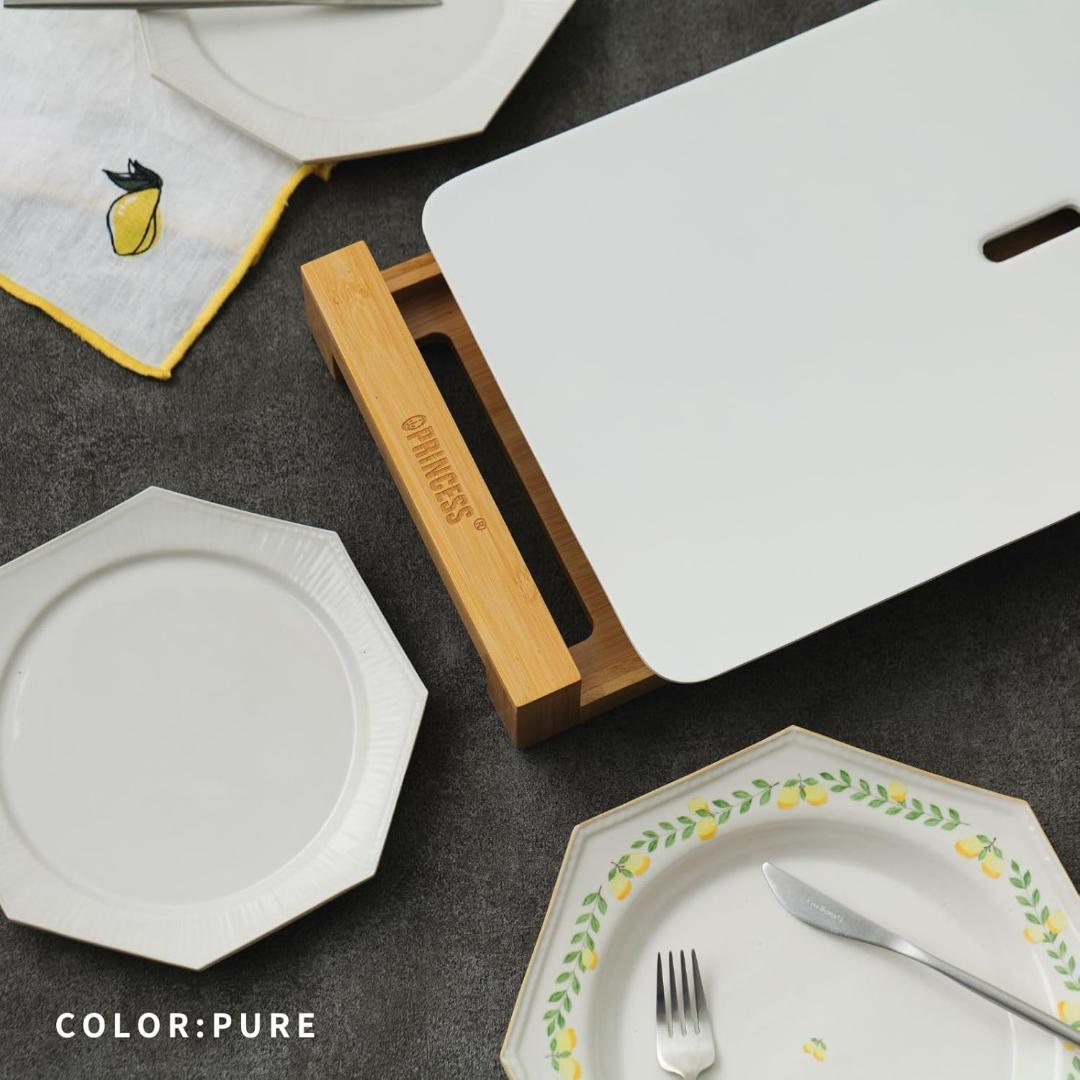 【極美品】プリンセス テーブルグリルピュア ホットプレート セラミック 温度調節