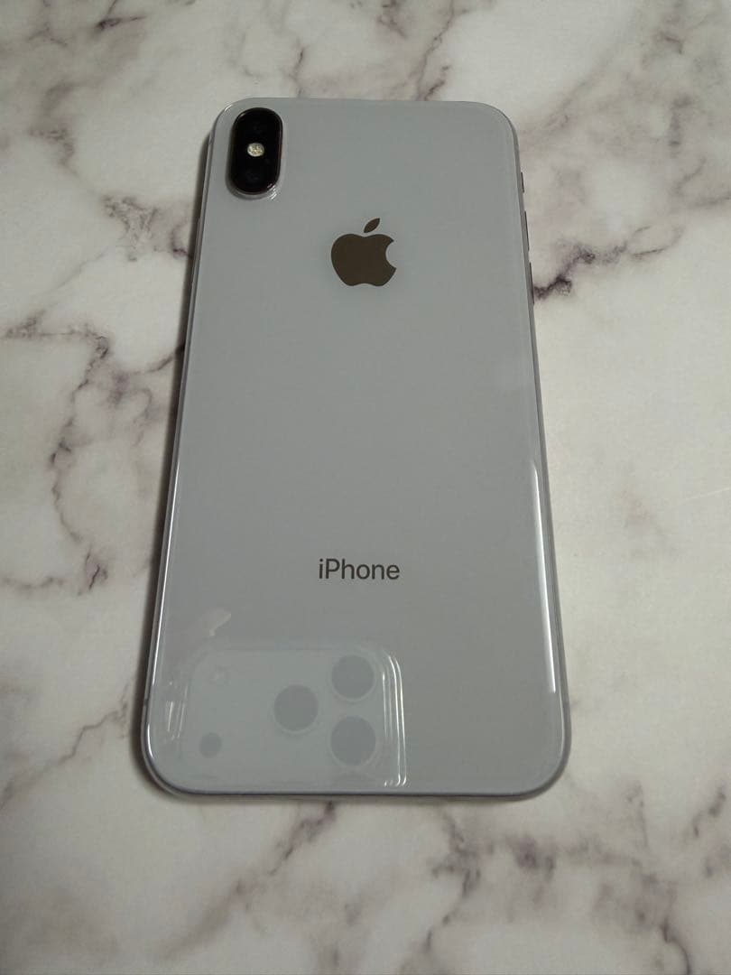 iPhoneX 本体 64GB シルバー 初期化済み