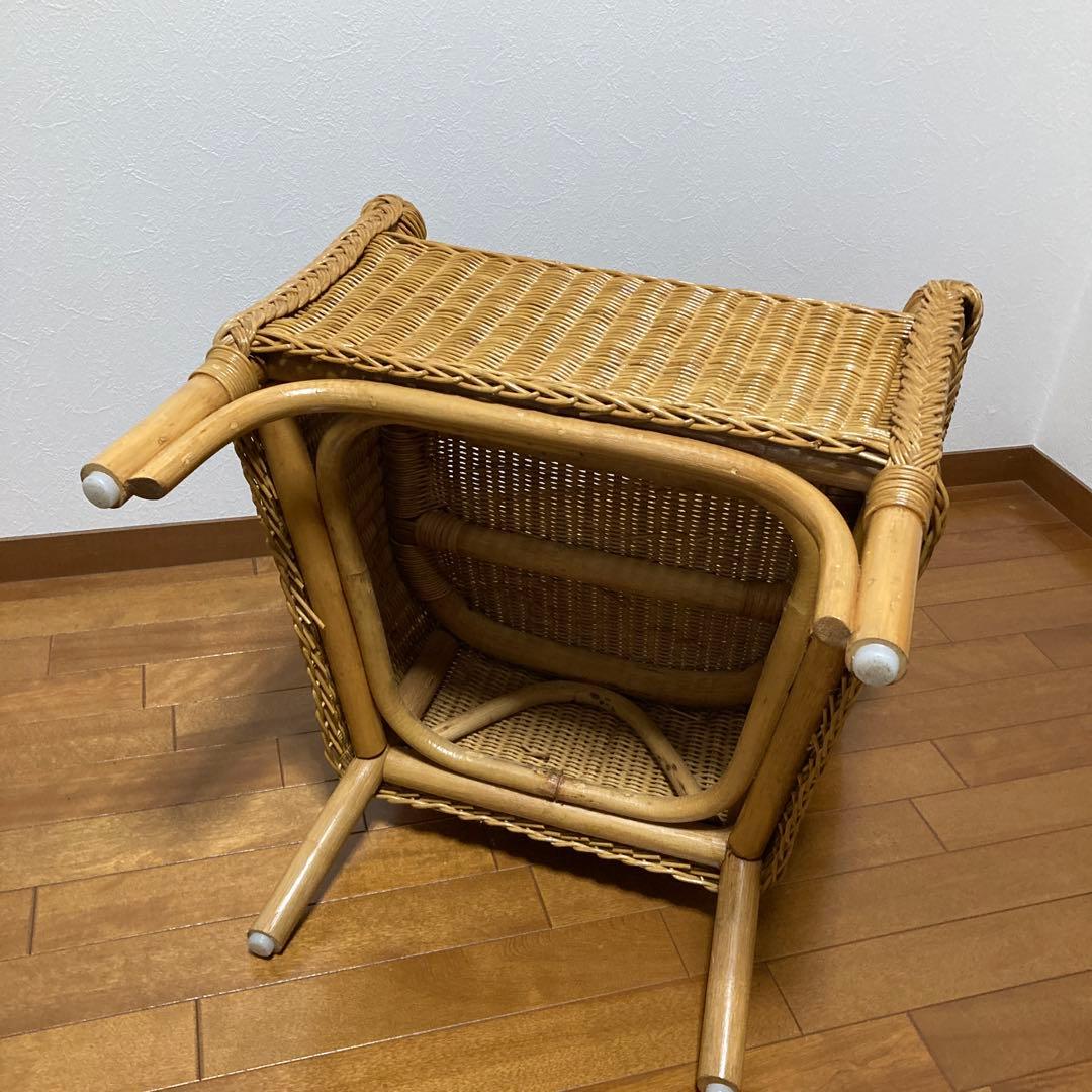 ナチュラル　ラタン　アームチェア　籐製　いす　椅子　ソファ　ハイバック　1人用