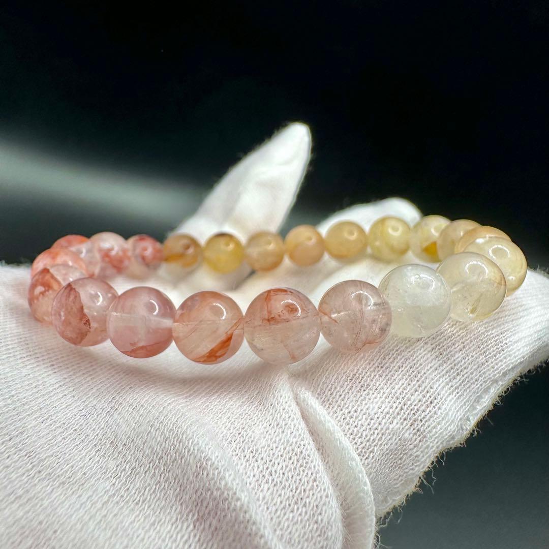 ライモナイトインクォーツ　ブレスレット