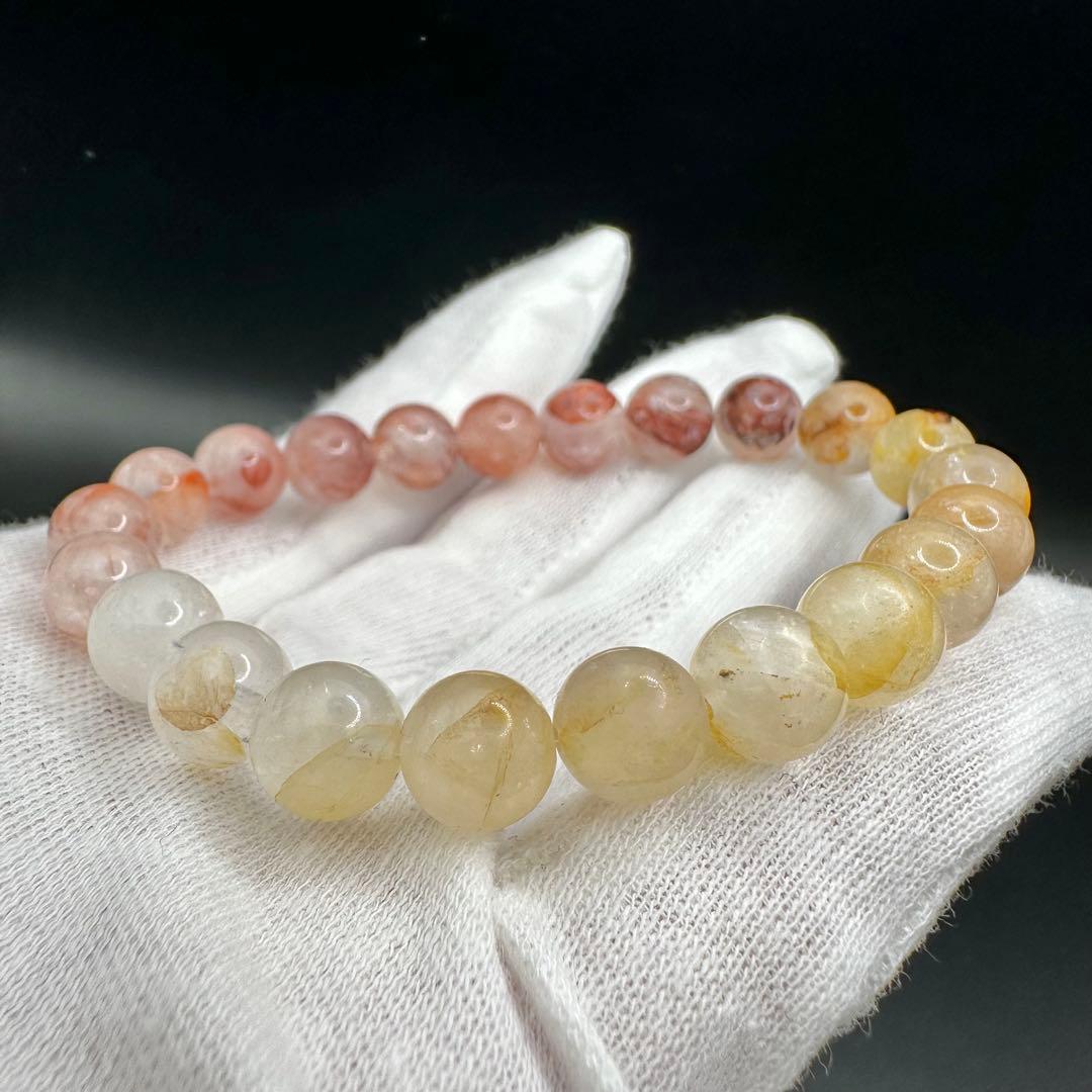 ライモナイトインクォーツ　ブレスレット